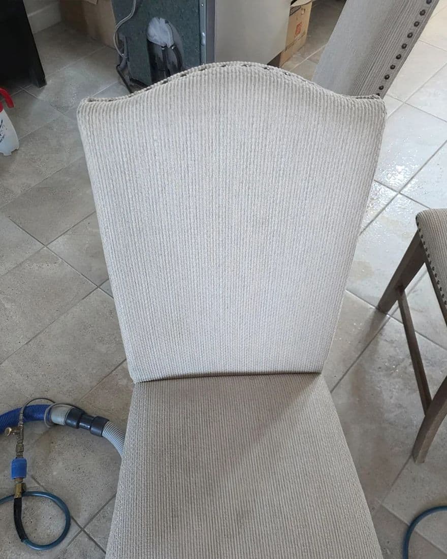 Dining chair, after cleaning